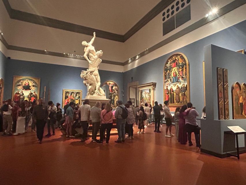 Florence: Michelangelo's David Entrance Ticket and Audio App - Paintings by Giotto and Botticelli, and the medieval altarpieces finish